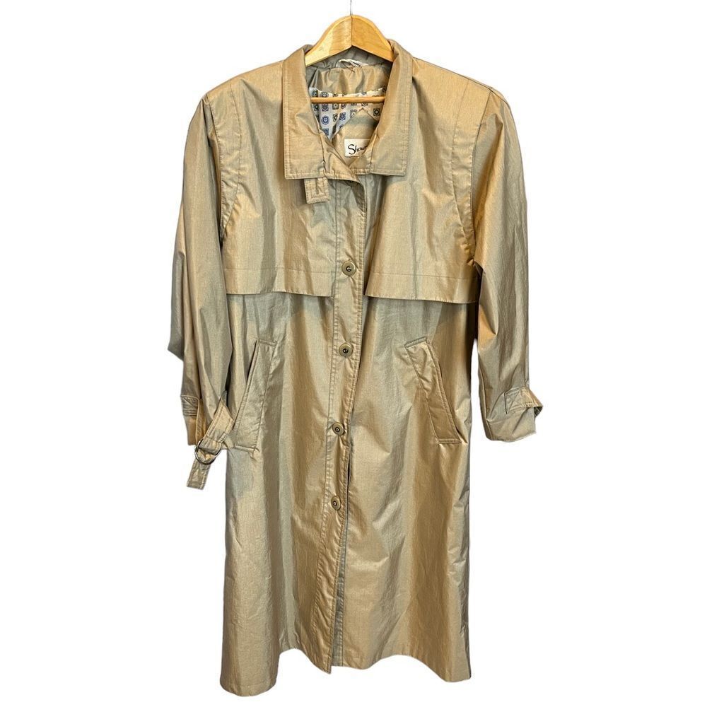 Women's Trench/rain Coat Tan Size 6